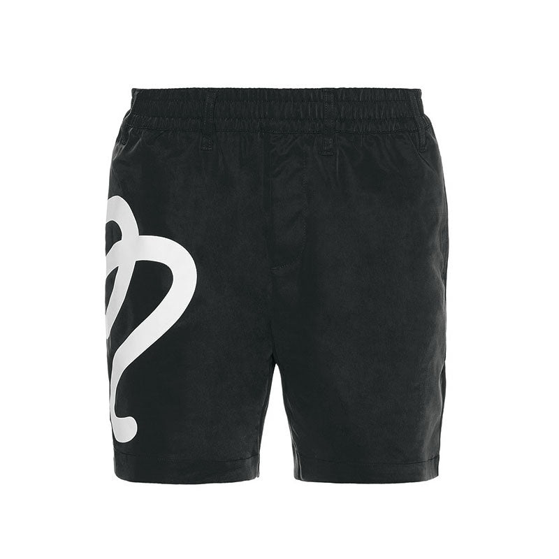 MALBON GOLF Menton Men’s Nylon Shorts (Black)