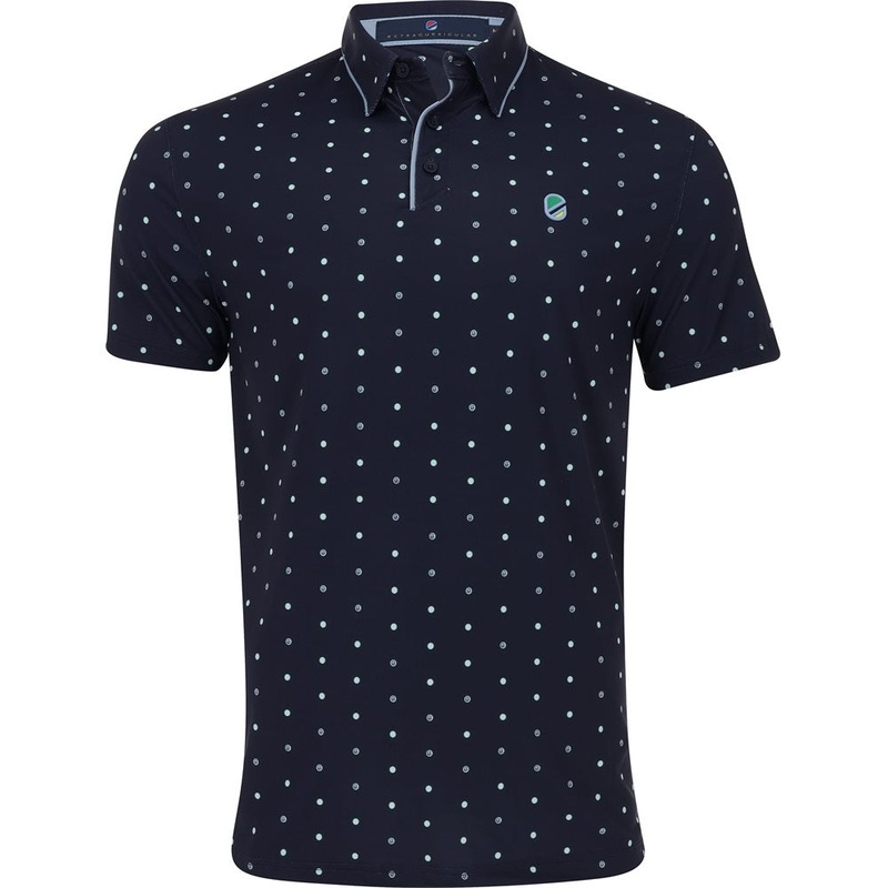 Spotted Polo|Navy Blazer Dot|Bright White Dot|Small|Medium|X-Large|XX-Large|Large