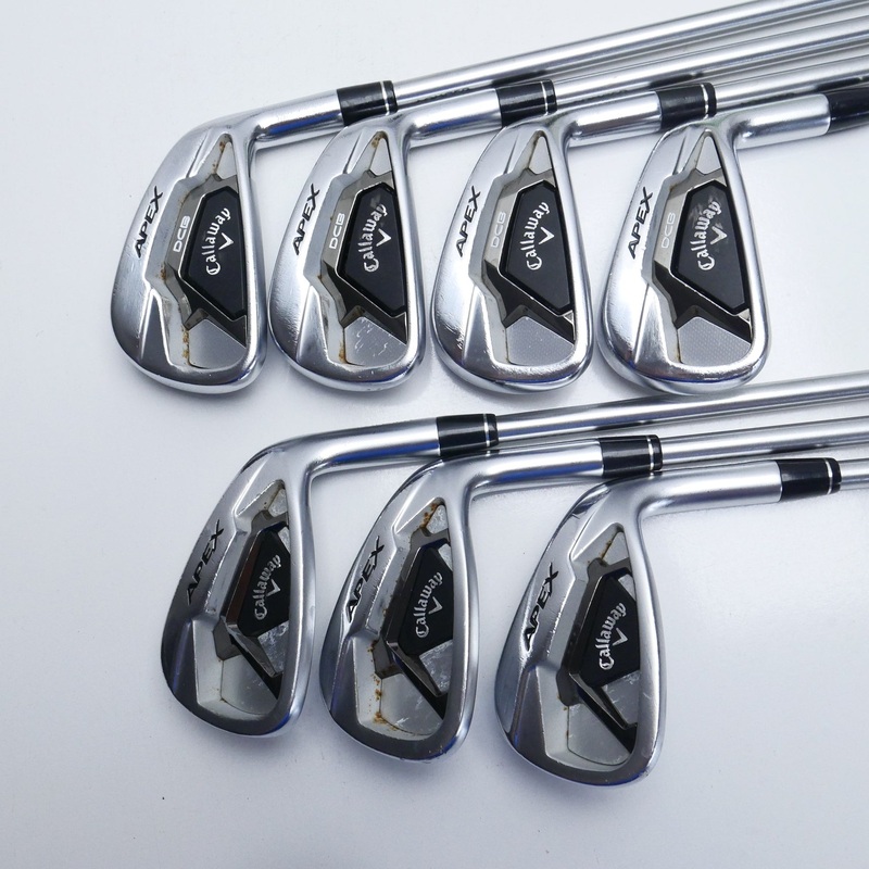 Used Callaway Apex Forged & DCB 21 Iron Set / 4 – PW / Stiff Flex