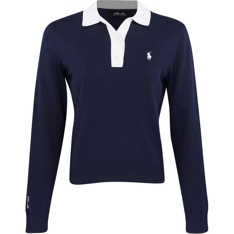 Women’s Cotton Blend Sweater Polo