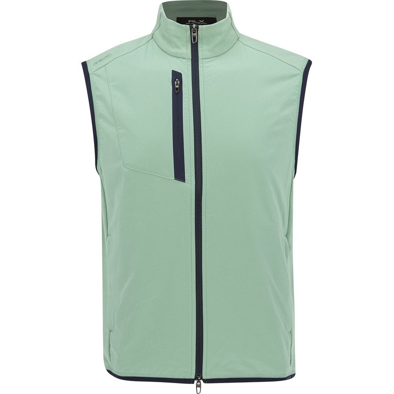 Hybrid Mock Neck Vest|Faded Mint|Large|X-Large|XX-Large|Medium