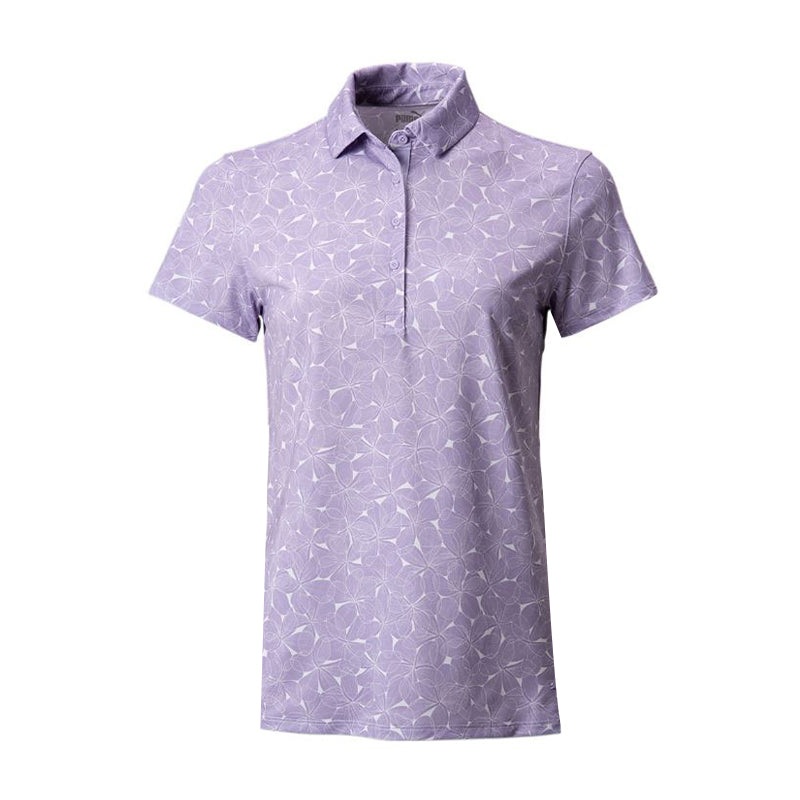 PUMA MATTR Plumeria Women’s Polo (Violet/White)