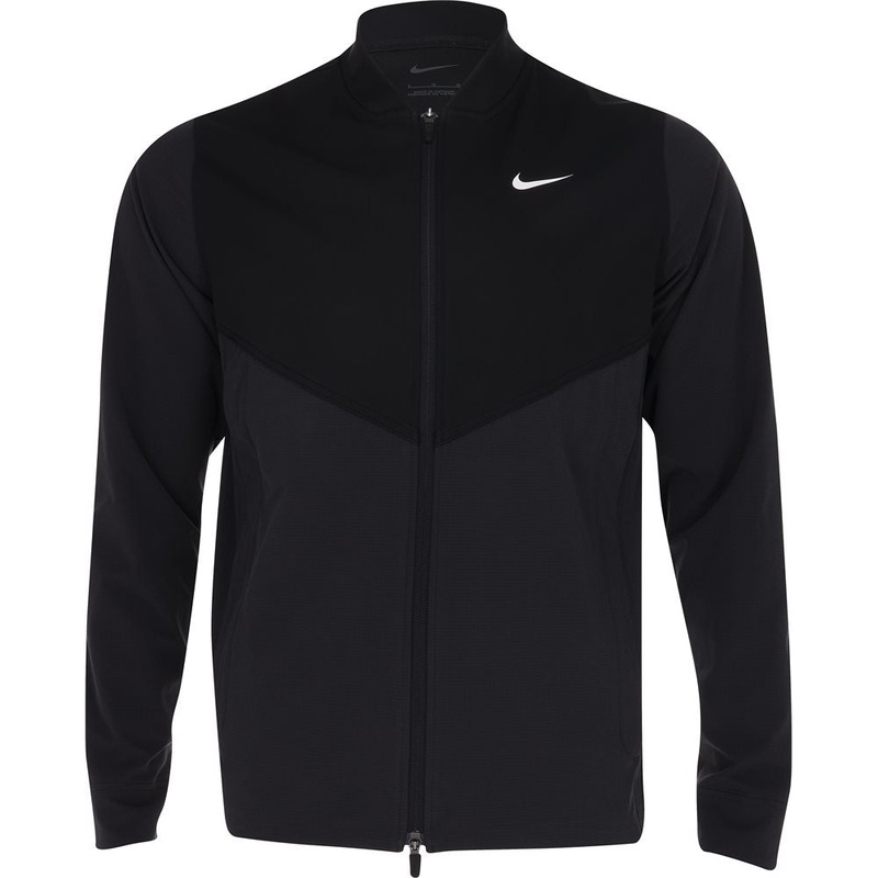 Tour Essential Golf Jacket|Black/Black/White|Medium