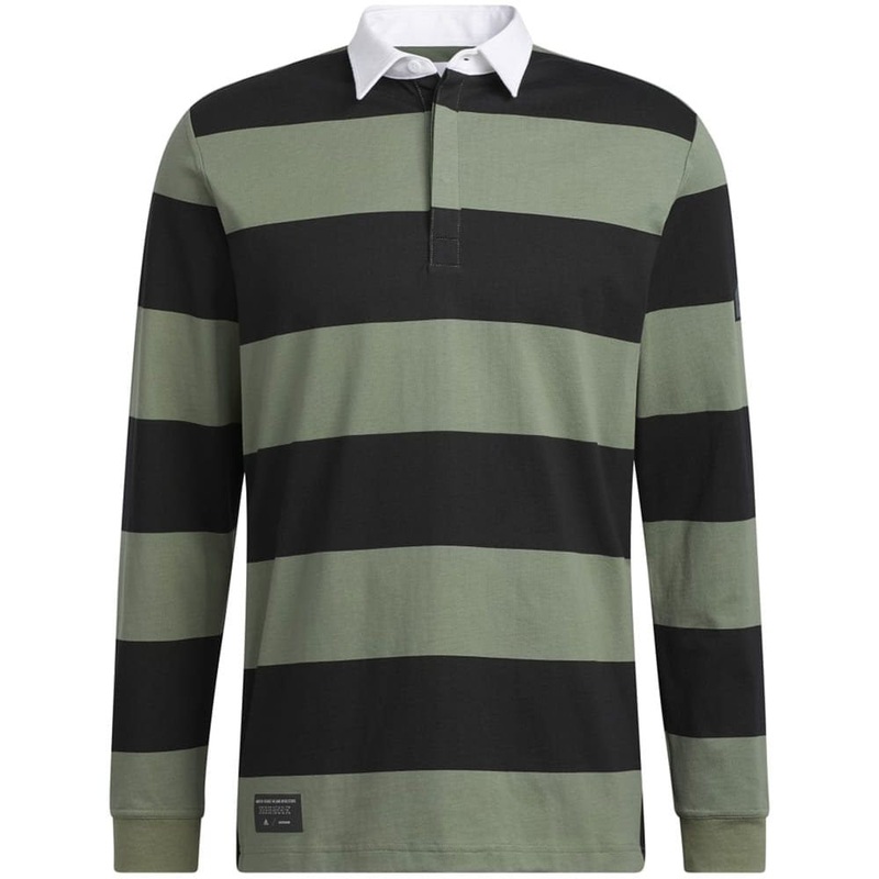 Adicross Long Sleeve Polo|Black|Small