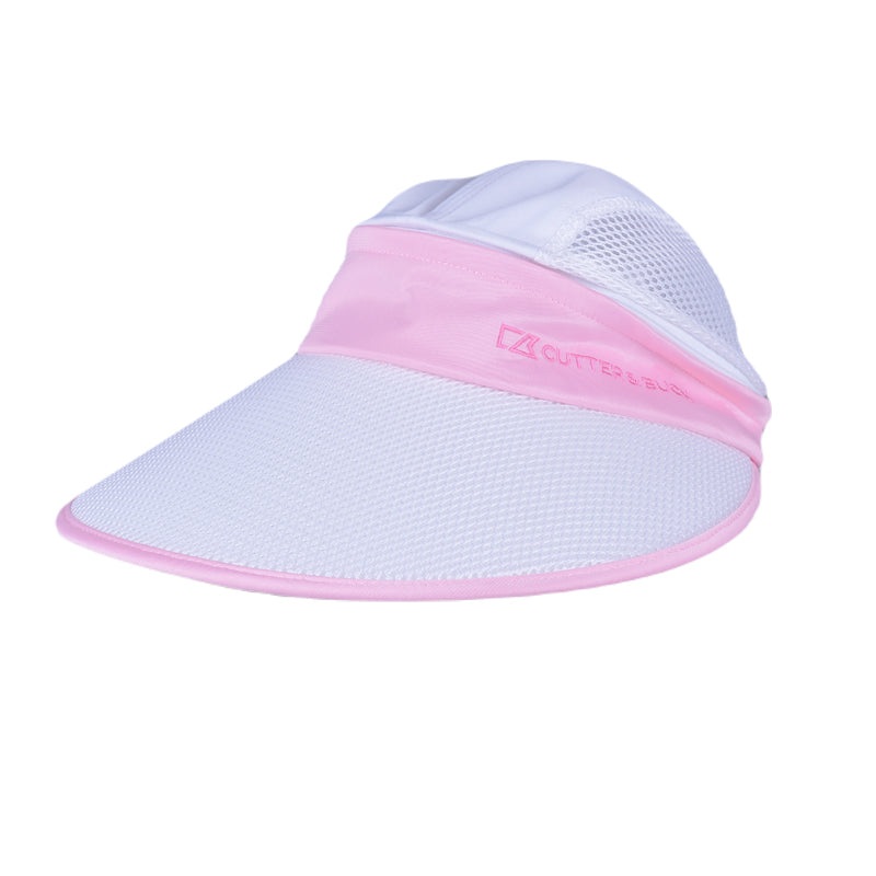 CUTTER & BUCK Poly Women’s Visor (White/Light Pink)