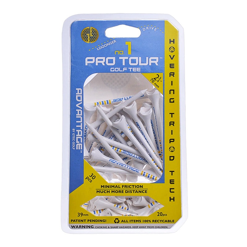 GENERAL ITEM Advantage ABS 2 3/4 + 1 1/2 Plastic Tees – 50 Pieces