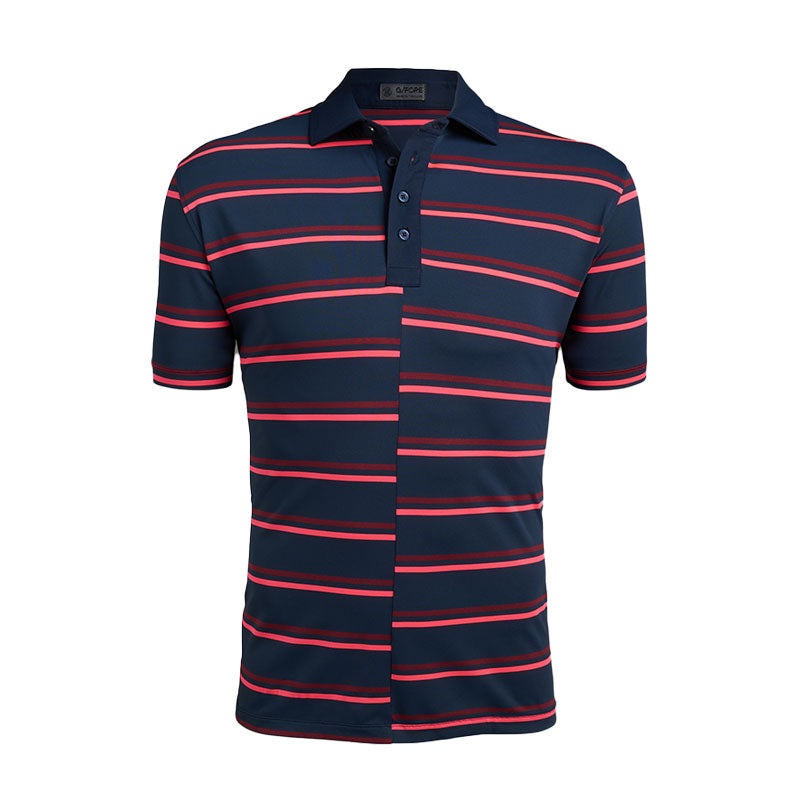 GFORE Offset Pique Jersey Men’s Polo (Twilight)