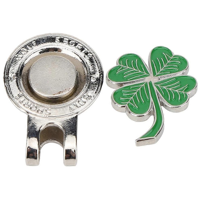 Jadeshay Golf Ball Metal Marker Hat Clip, Magnetic Cap Clamp Marking Sport Supply, Ball Marker Clip Durable Removable Attaches Easily to Hats Caps