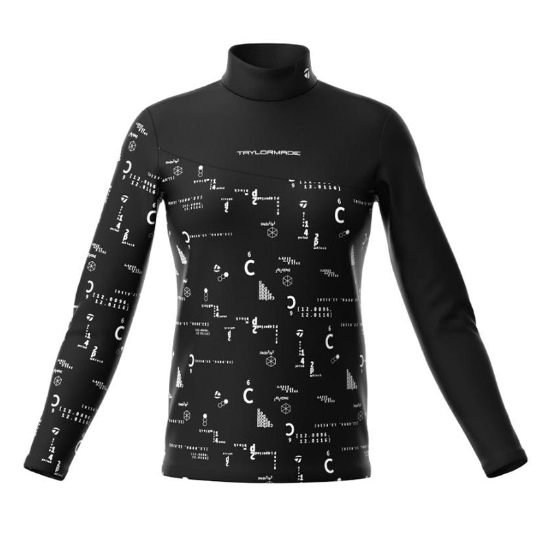 TAYLORMADE Graphic Women’s Long Sleeve Mock Shirt (Black)