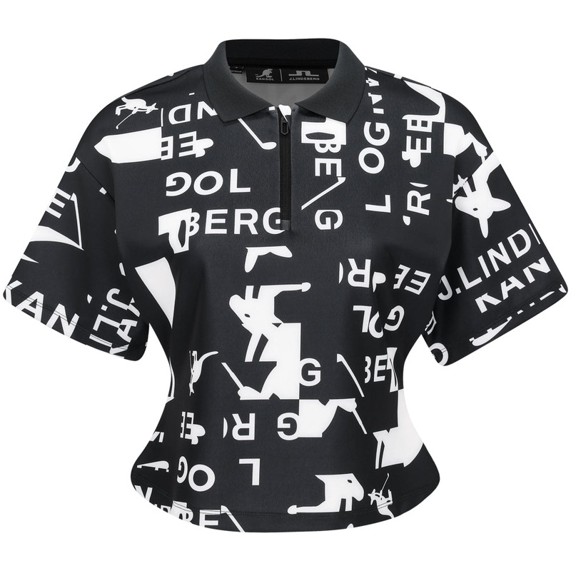 Women’s Amila Print 1/4 Zip Polo