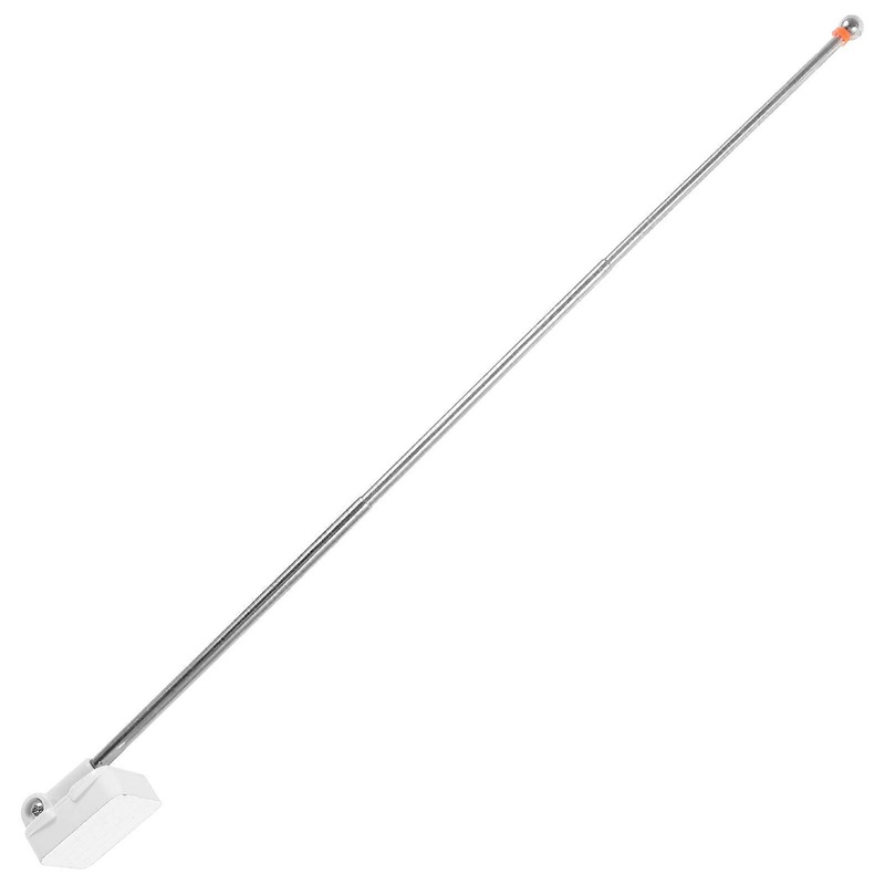 Car Magnetic Flag Holder Flagpole For Car White Color Installation Windproof Design 1Set