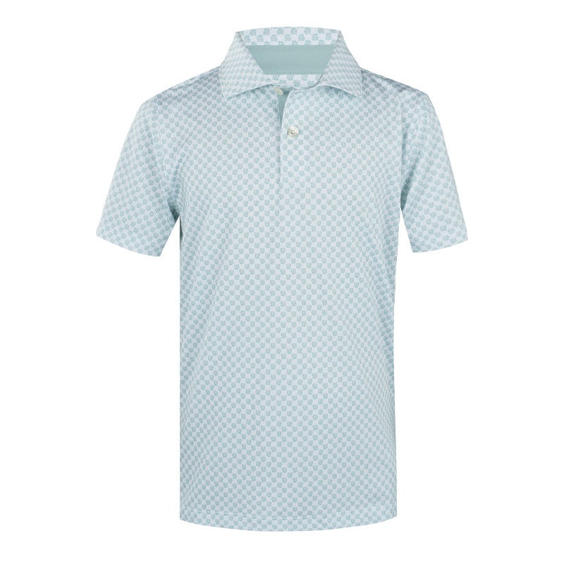 PUMA MATTR Micro Florals Junior Polo (Mint)