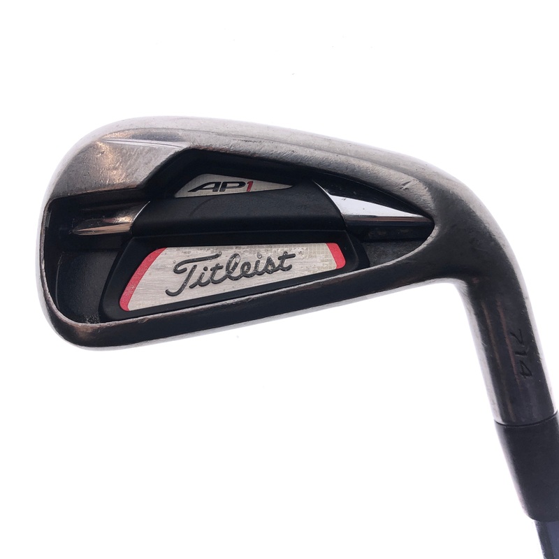 Used Titleist AP1 714 7 Iron / 32.0 Degrees / Stiff Flex