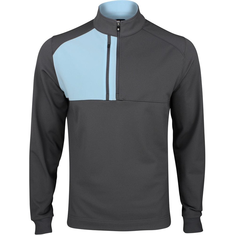 Brushed Back Pique Sport Mid Layer 1/2 Zip Pullover