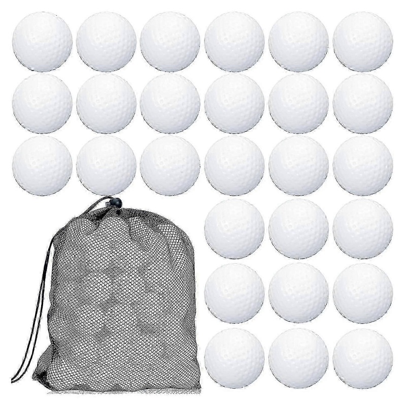 Eco-Friendly Golf Balls with Portable Drawstring Bag – 100 Pack Hollow Design for Practice