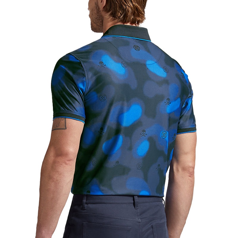 GFORE Blur Icon Camo Tech Piqu Men’s Polo (Twilight)