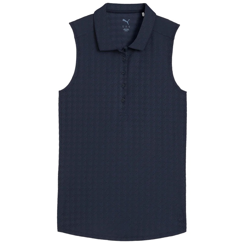 Women’s Houndstooth Sleeveless Polo