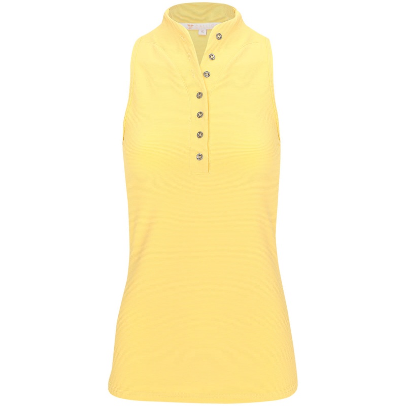 Women’s Latah Sleeveless Mock Neck Polo