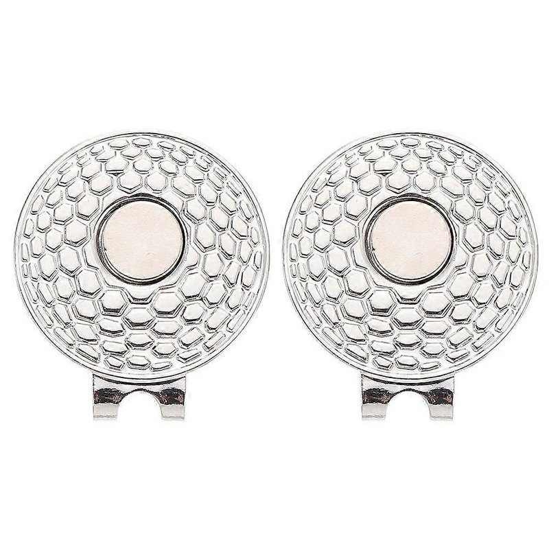 2Pcs Golfs Ball Markers Exquisite Golfs Hat Clips Zinc Alloy Ball Markers Golfs Supplies