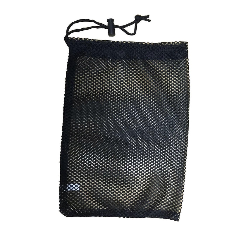 Black Golf Ball Bag Nylon Mesh Storage Bags Cord Lock  Capacity 36 balls
