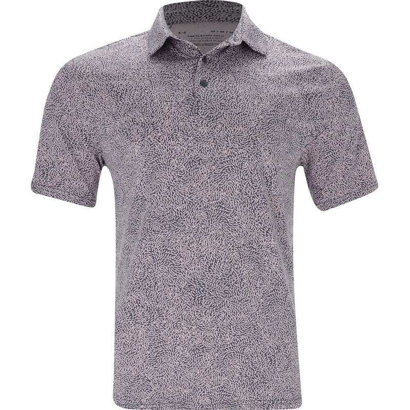 UA Playoff Eagle Swoop Polo|Downpour Gray|Medium|Large|X-Large|XX-Large