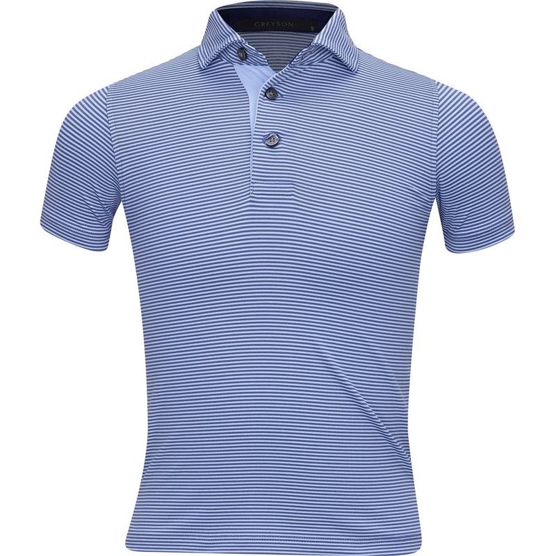 Youth Saranac Polo|Falcon/Delphinium|Small|Medium|Large|X-Large