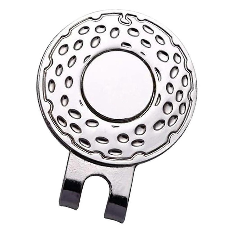Hat Clips Golf Ball Marker Holder For Hats, Caps, Visors, Belts, Bags, Gloves 25 mm Black