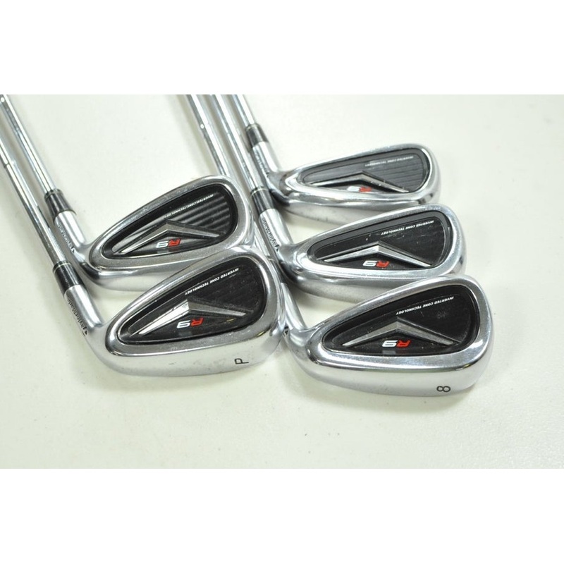 TaylorMade R9 Single 4,6,8,9,PW Irons Stiff Flex Right Steel # 200495