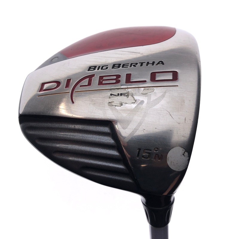 Used Callaway Big Bertha Diablo 3 Fairway Wood / 15 Degrees / Stiff Flex
