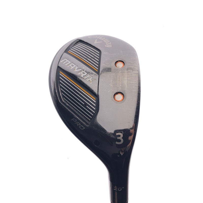 Used Callaway Mavrik Pro 3 Hybrid / 20 Degrees / X-Stiff Flex