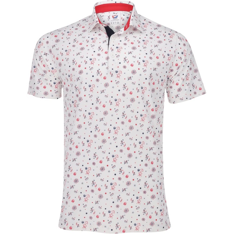 x Volition Celebration Polo|White Glow/Deep Navy|Small|Medium|Large|X-Large|XX-Large