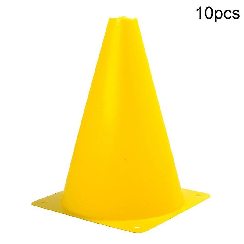 10pcs Plastic Soccer Football Basketball Training Anti-wind Sign Cone Barrier