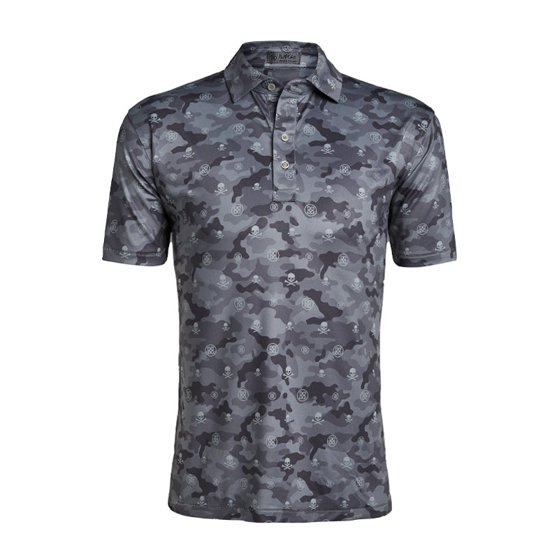 GFORE Camo Printed Jersey Men’s Polo (Monument Camo)