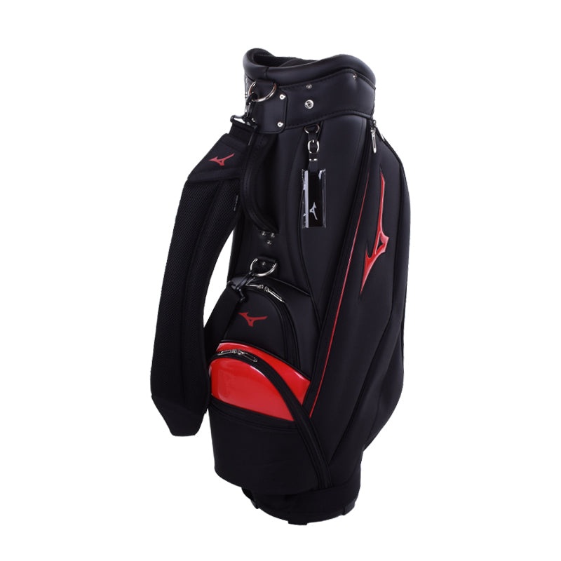 MIZUNO 9.5 Sporty Cart Bag (Black/Red)