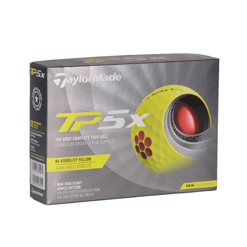 TAYLORMADE TP5x (2021) (Yellow) Golf Ball