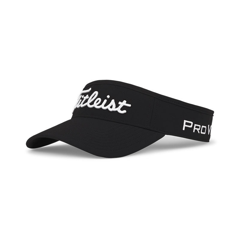 TITLEIST Tour Performance Men’s Visor (Black/White)
