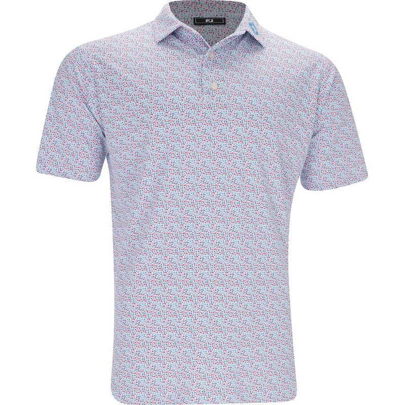 Tour Logo Gamer Print Pique Polo