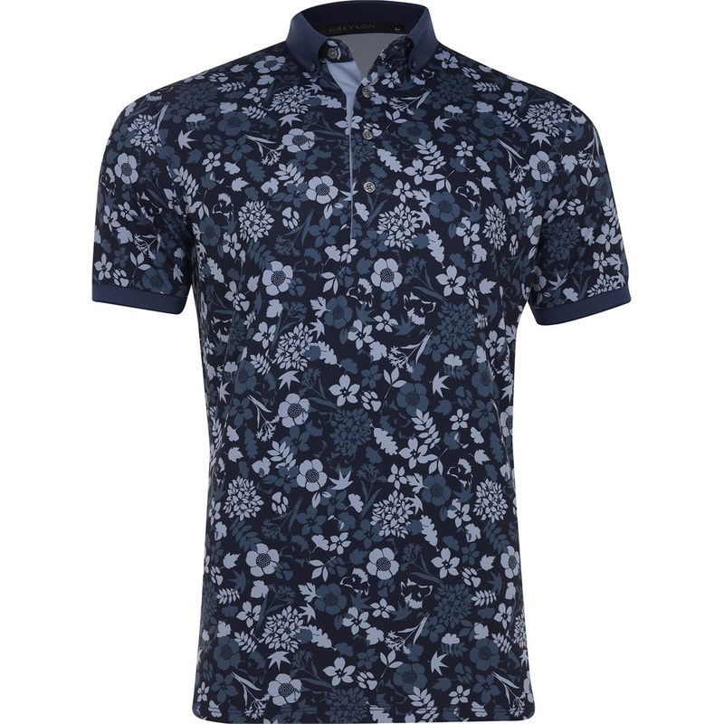 Wild Flower Polo|Maltese Blue|Medium|Large|X-Large|XX-Large