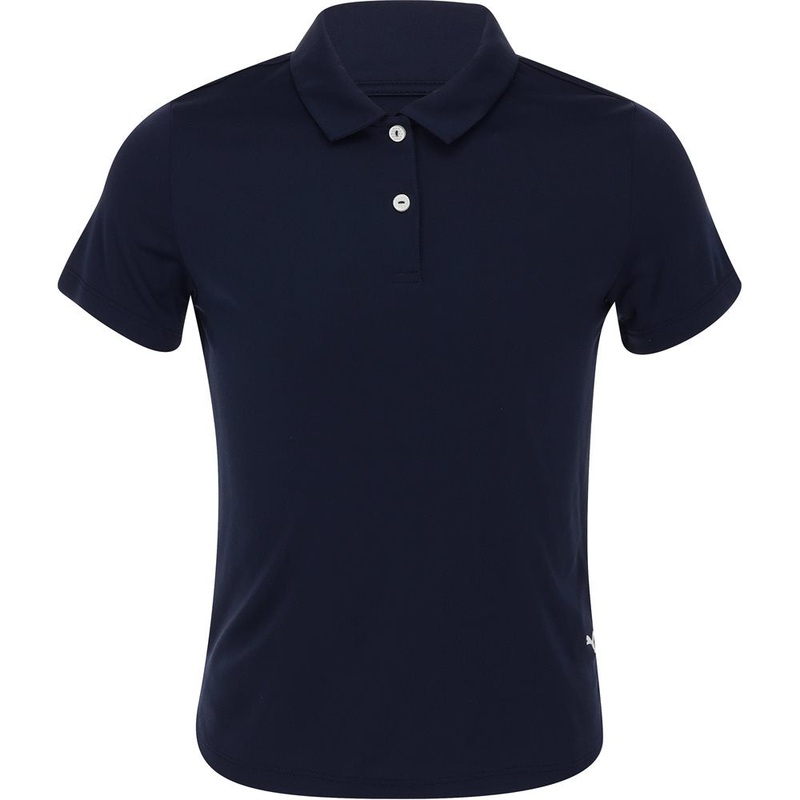 Youth Girls Pure Polo|Deep Navy|Small|Medium|Large|X-Large