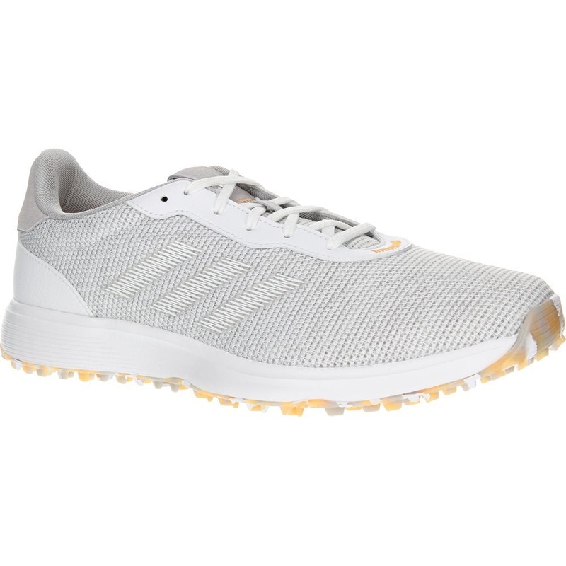 S2G SL Spikeless Golf Shoes|Gray/White/Hazy Orange|9