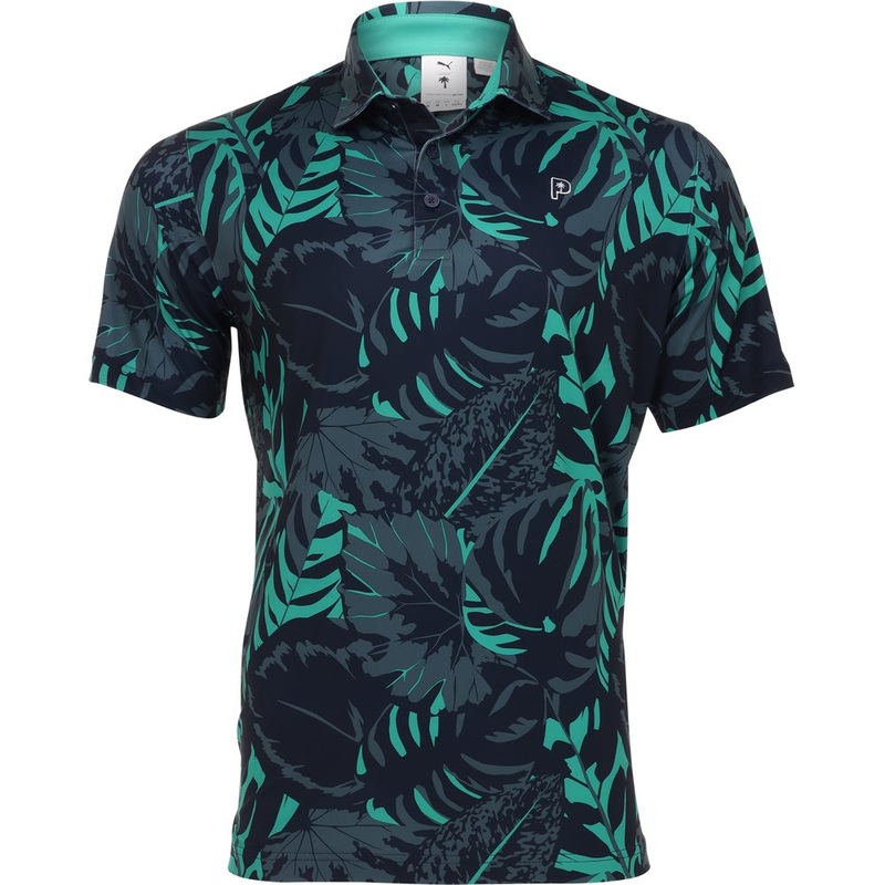 x PTC Palm Glitch Polo|Deep Navy/Sparkling Green|Sparkling Green/Fresh Mint|Small