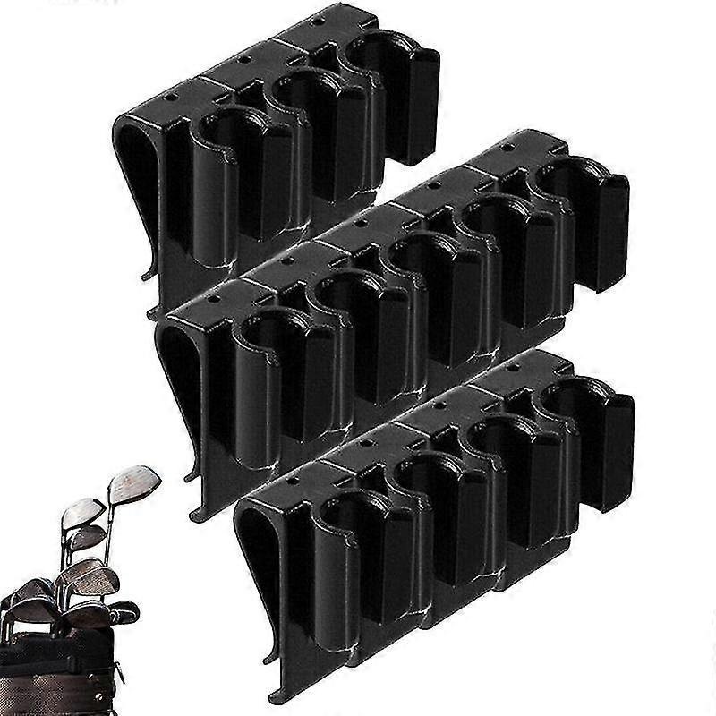 14pcs Golf Putter Clip On Clamp Holder Stand Organizer Clamp Golf Bag Clip Aids Tool Accessory For Golf Training