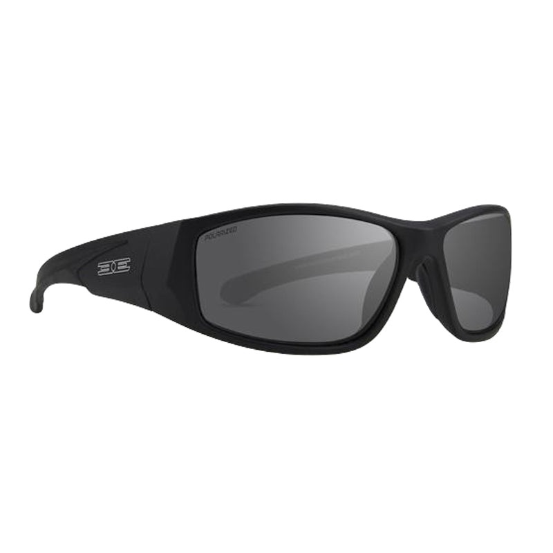 EPOCH EYEWEAR Salerno Black/Polarized Smoke Sunglasses
