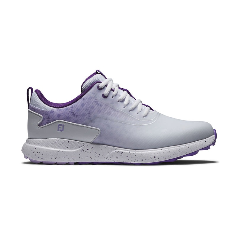 FOOTJOY Performa Womens Spikeless Shoes (White/Purple)