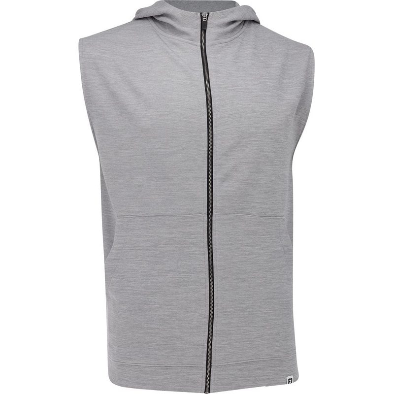 Hoodie Vest|Heather Platinum|Navy|X-Large|XX-Large|Medium