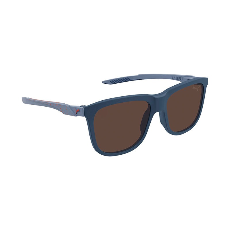PUMA PU0395S Blue/Grey/Brown Sunglasses