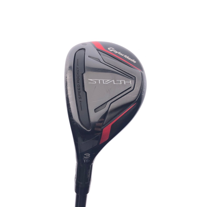 Used TaylorMade Stealth Rescue 3 Hybrid / 19 Degree / Regular Flex / Left-Handed