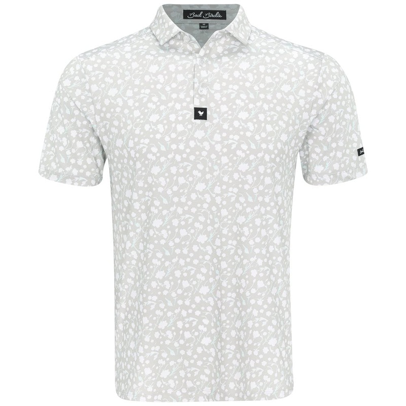 Baby Lush 2.0 Polo|Gray Floral|Small|Medium|Large|X-Large|XX-Large