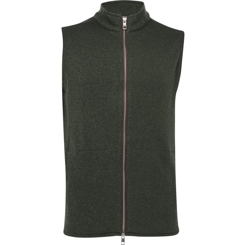 Crown Fleece FZ Vest|Dark Olive|Iron|Navy|Ocean Blue|Medium|X-Large|Small|XX-Large|Large