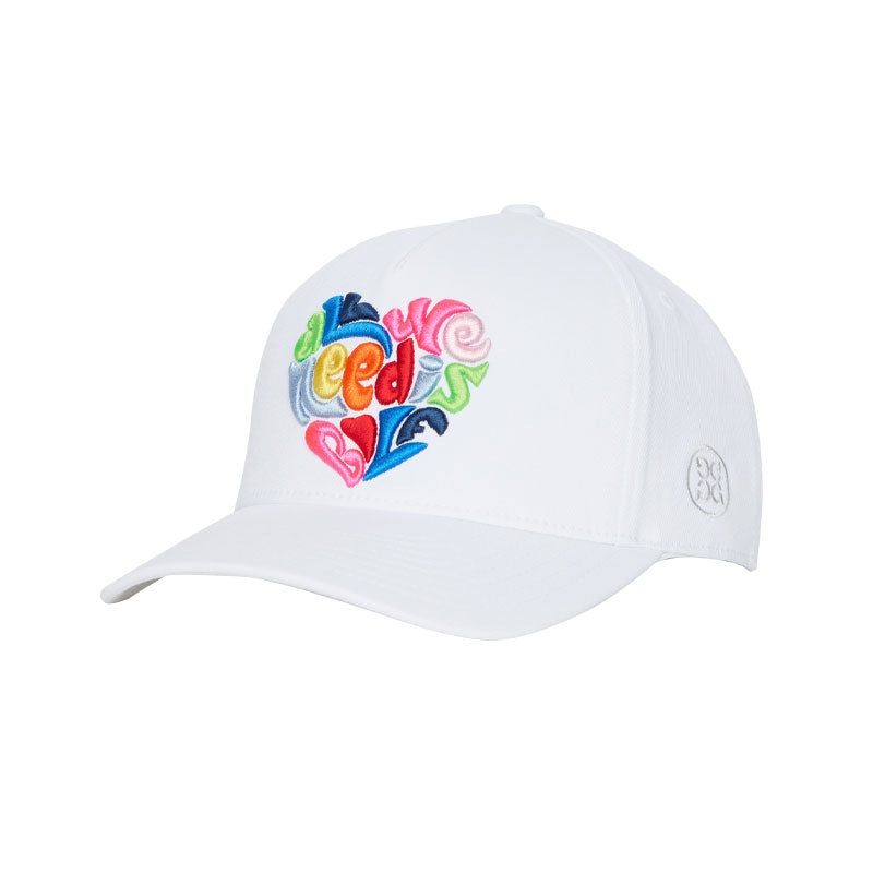 GFORE All We Need Is Golf Men’s Cap (White)
